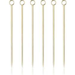 Viski Belmontâ¢ Gold Cocktail Pick Barsett